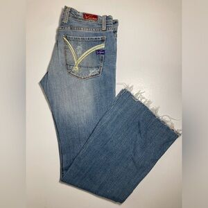VIGOSS STUDIO ADRIANA FLARE STRETCH JEANS SIZE 29 EXCELLENT CONDITION